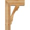 Ekena Millwork Olympic Block Rough Sawn Bracket w/ Offset Brace, Western Red Cedar, 8"W x 22"D x 34"H BKT0806X22X34OLY05RWR - alternate 3